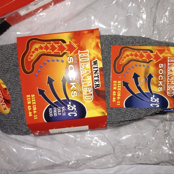 COPY - Men thermal winter heated socks 6pr - Picture 3 of 3
